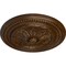 Ekena Millwork Chester Ceiling Medallion (Fits Canopies up to 2 1/4"), 15 3/4"OD x 1 7/8"P, Root Beer Crackle CM15CHRBC - alternate 3